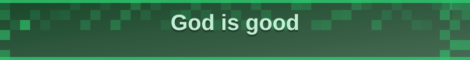 God is good banner