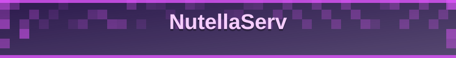 NutellaServ banner