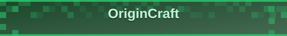 OriginCraft banner