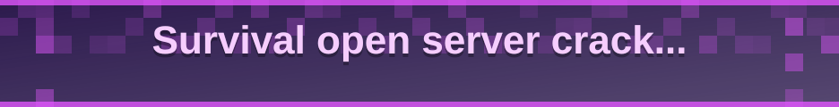 Survival open server cracked 26.1 banner