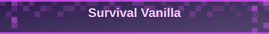 Survival Vanilla banner