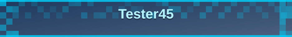 Tester45 banner